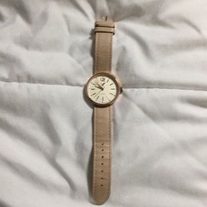 Rose gold watch